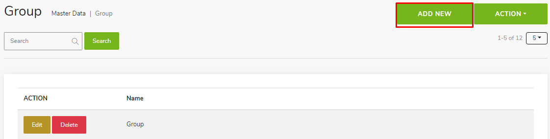 Master Data – Group – GuestPro Knowledge Base