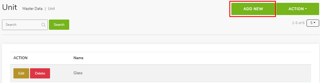 Master Data – Unit – GuestPro Knowledge Base