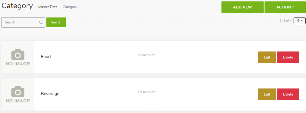 Master Data – Category – GuestPro Knowledge Base