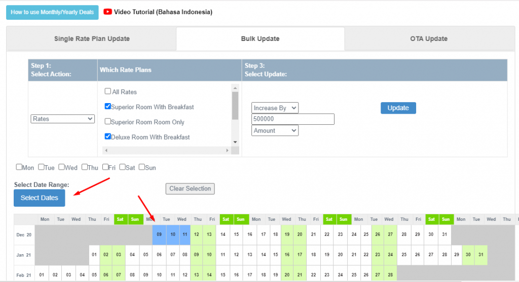 Channel Manager – Bulk Update – GuestPro Knowledge Base